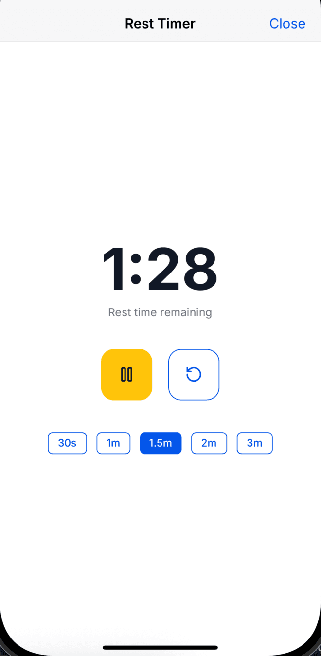 Fitness App Mockup 2