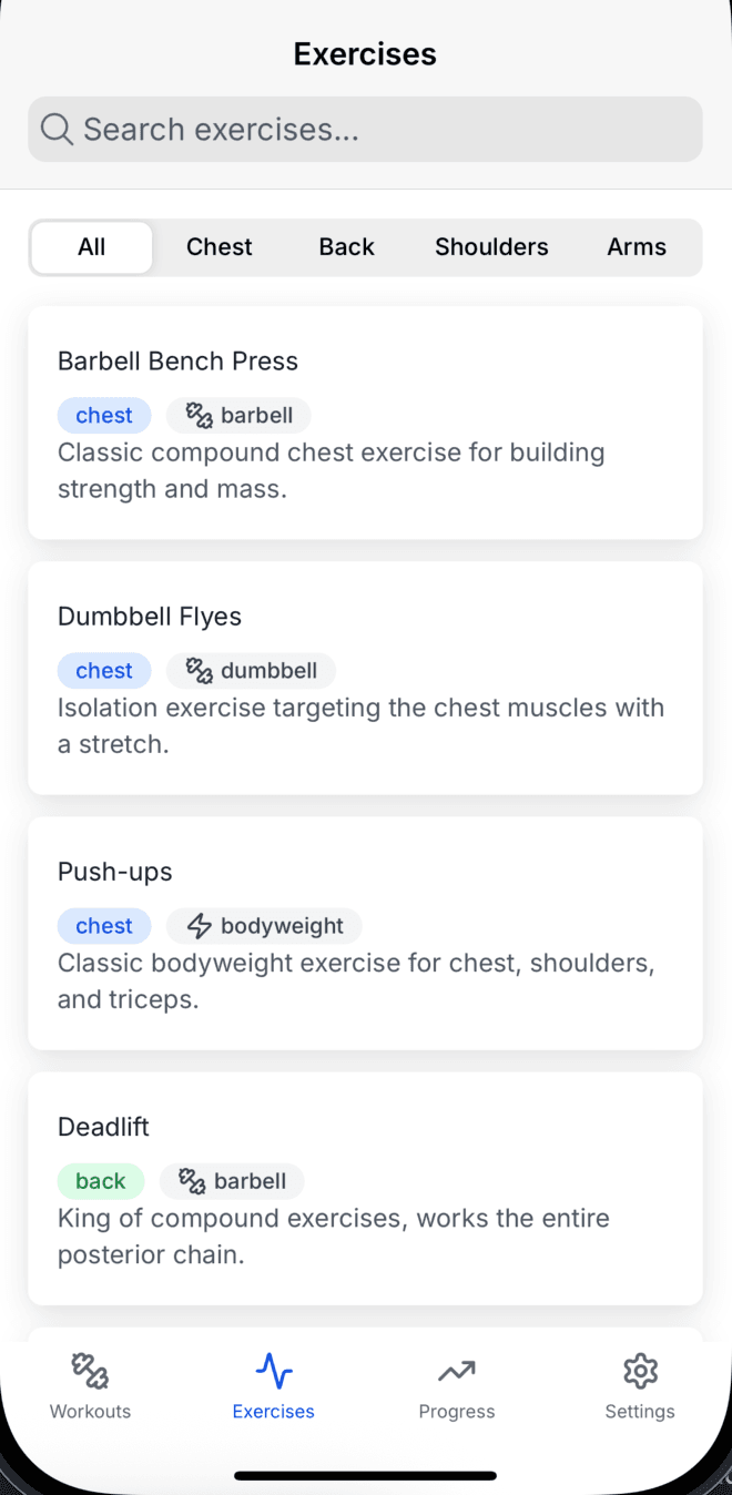 Fitness App Mockup 4