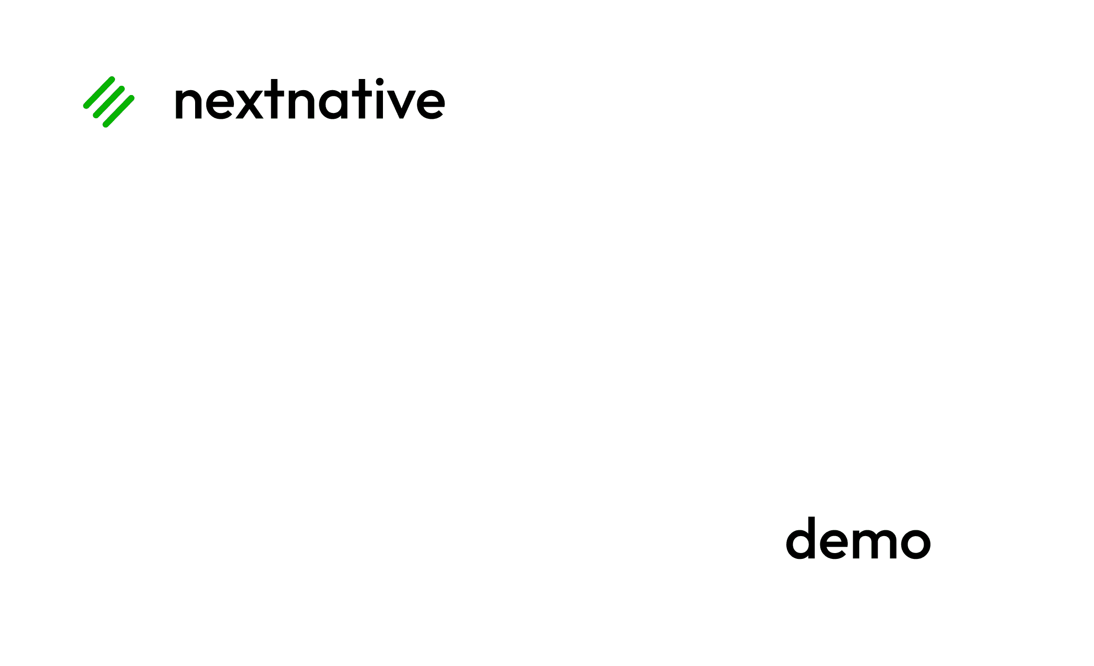 NextNative demo - Build cross-platform mobile apps with web technologies